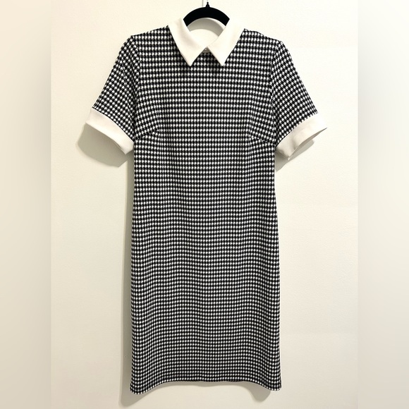 Shelby & Palmer Dresses & Skirts - Shelby & Palmer Black and White Houndstooth Dress Size XL